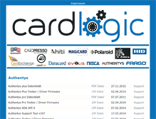 Tablet Screenshot of cardlogic.de